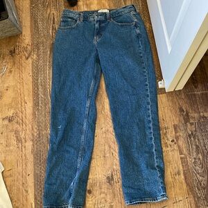 Abercrombie mid rise 90s straight jeans